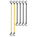 Safety Stretch Cord Gift Box Set Black and Yellow (6-Piece)