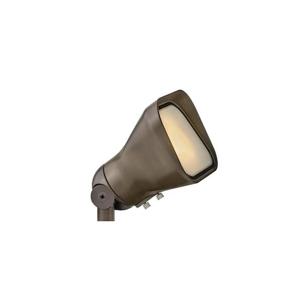 Bronze Outdoor Integrated LED Low Voltage Hardwired Landscape Flood Light