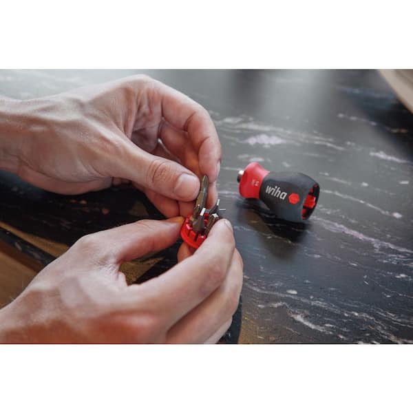 SoftFinish Stubby Bit Holder Set-Hex Inch (7-Piece)