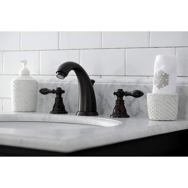 Kingston Brass American Classic 2-Handle 8 in. Widespread Bathroom