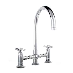 Single-Handle Mona Kitchen Faucet in Chrome Finish