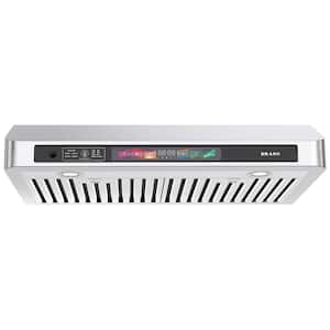 36 in. 900 CFM Ducted Under Cabinet Range Hood in Stainless Steel with Voice/Gesture/Touch Control and LED Lights