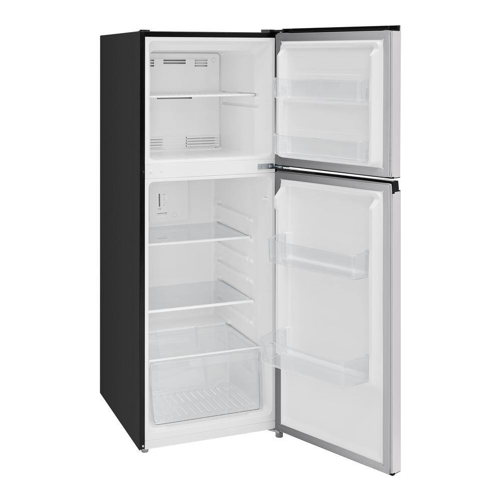 Buy 10.1 cu. ft. Top Freezer Refrigerator in Stainless Steel Look