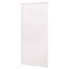 Pre-Cut 27 in. W x 64 in. L Cordless Light Filtering White Vinyl Mini Blind with 1 in. Slats