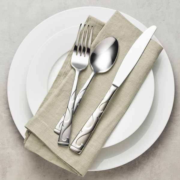 Oneida Tuscany 20-Piece Silver 18/0-Stainless Steel Flatware