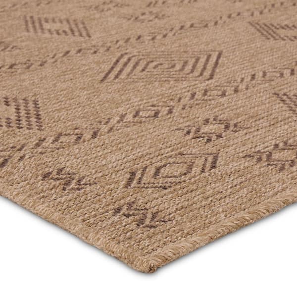 Sahel 3 ft. x 8 ft. Tribal Brown Indoor/Outdoor Area Rug