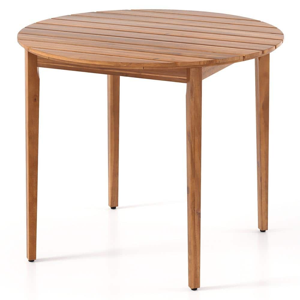 36 inch Acacia Wood Round Outdoor Dining Table for 4 People price history on PriceWatchPro