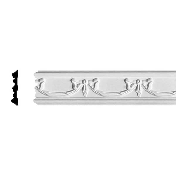 Federal 0.75 in. D x 4.375 in. W x 94.5 in. L Polyurethane Chair Rail Moulding