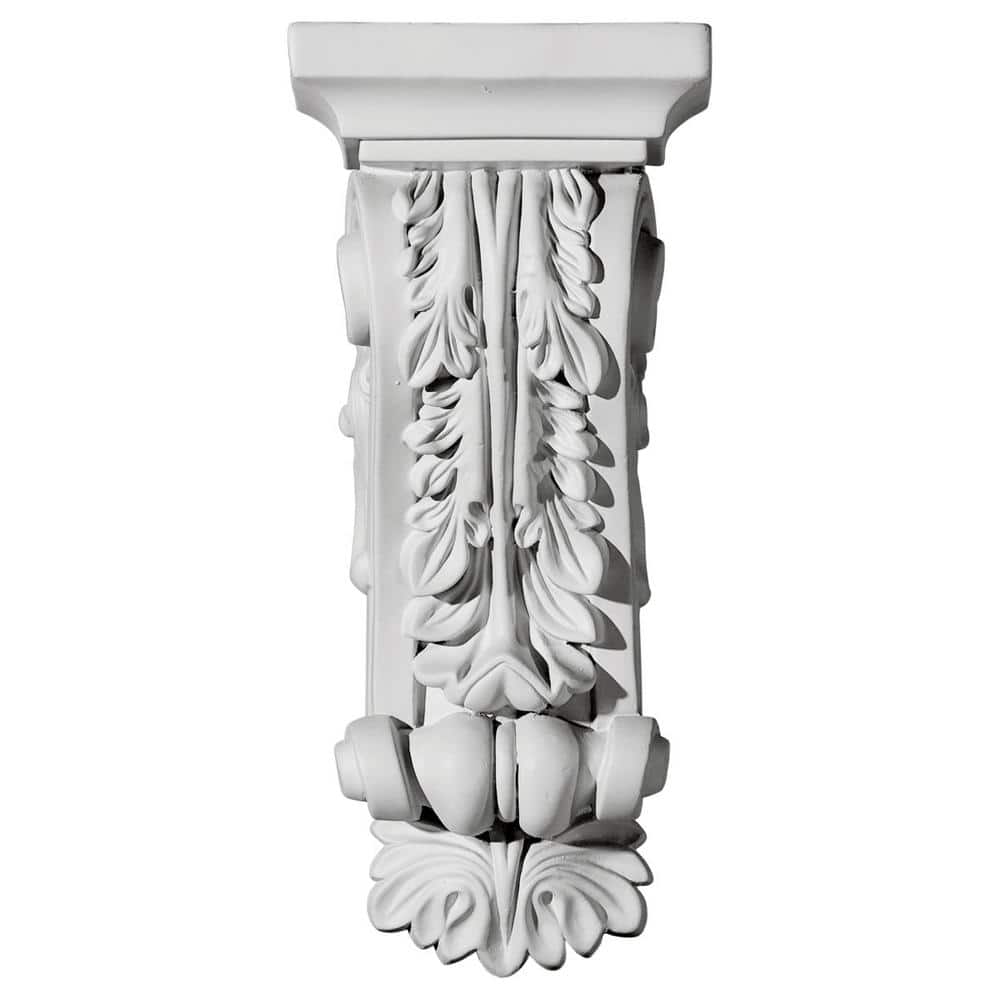 White Polyurethane Decorative Damon Corbel