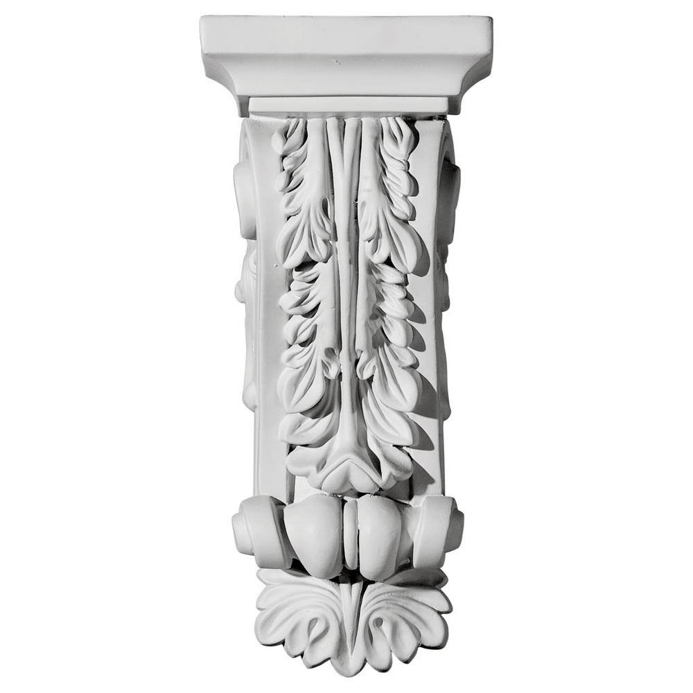 White Polyurethane Decorative Damon Corbel