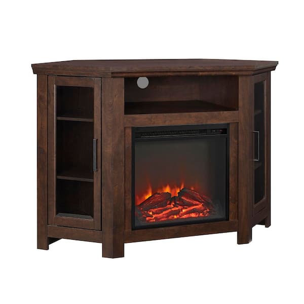 48 in. Classic Freestanding Electric Fireplace TV Stand for TVs up to 55 in. Brown