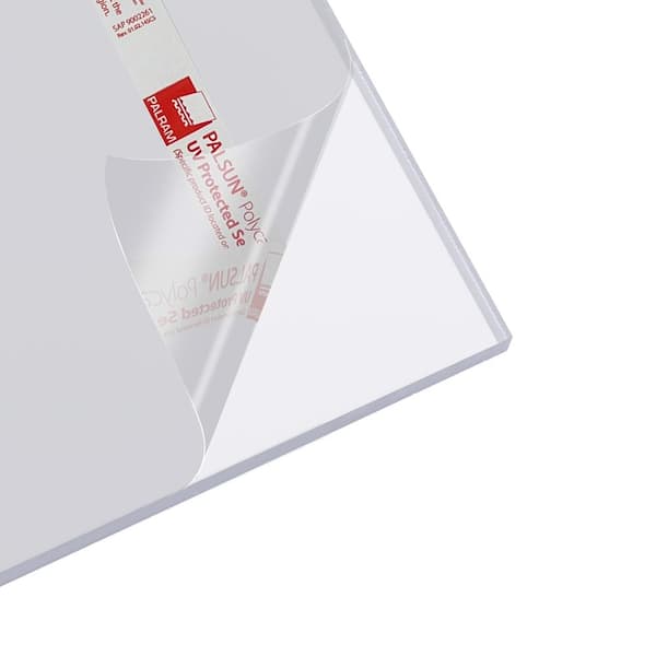 Palsun 36 in. x 30 in. x .236 in. Clear Polycarbonate Sheet