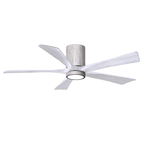 Unbranded Irene-5HLK 52 in. Integrated LED Indoor/Outdoor Barnwood Tone Ceiling Fan with Remote and Wall Control Included
