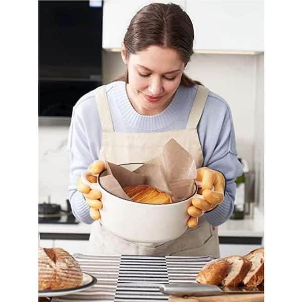 Cubilan Liquid Silicone Smoker Oven Grilling Gloves, Food-Contact