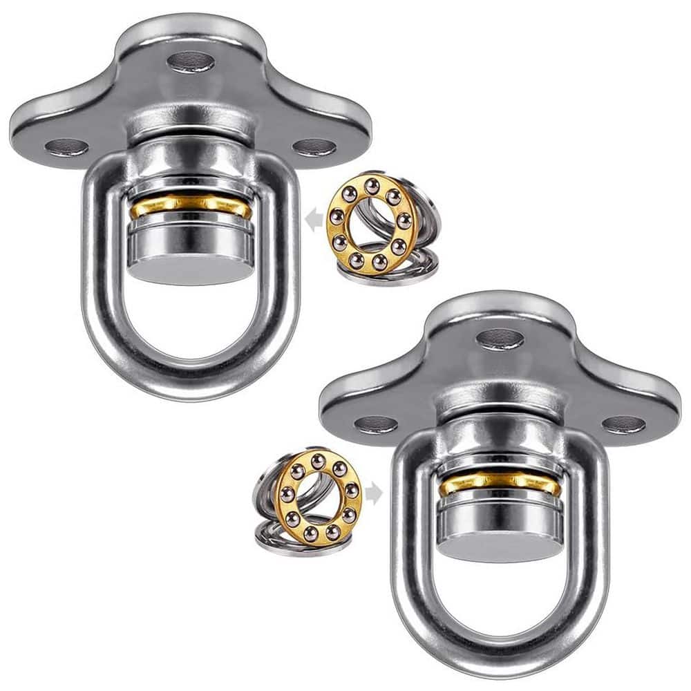 Heavy Duty 360° Swivel Swing Hanger with Carabiner for Indoor Outdoor Playground Tire Kit 2-Pack price history on PriceWatchPro
