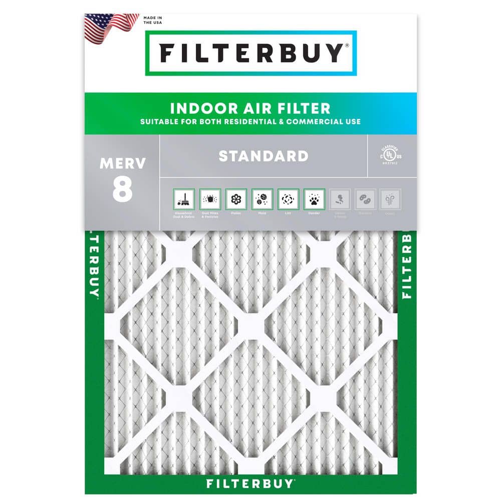 UPC 717267306072 product image for 24.5 in. x 27 in. x 1 in. MERV 8 (FPR 5) Dust Defense Pleated HVAC AC Furnace Ai | upcitemdb.com