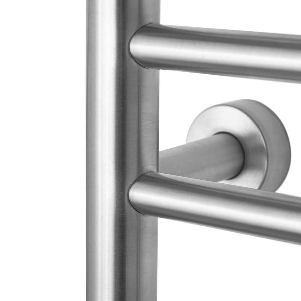Stainless Steel Wall-Mounted 10-Bar Towel Warmer