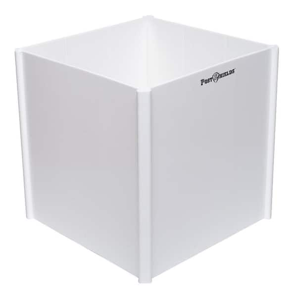 5.5 in. x 5.5 in. x 6 in. H White Post Wrap