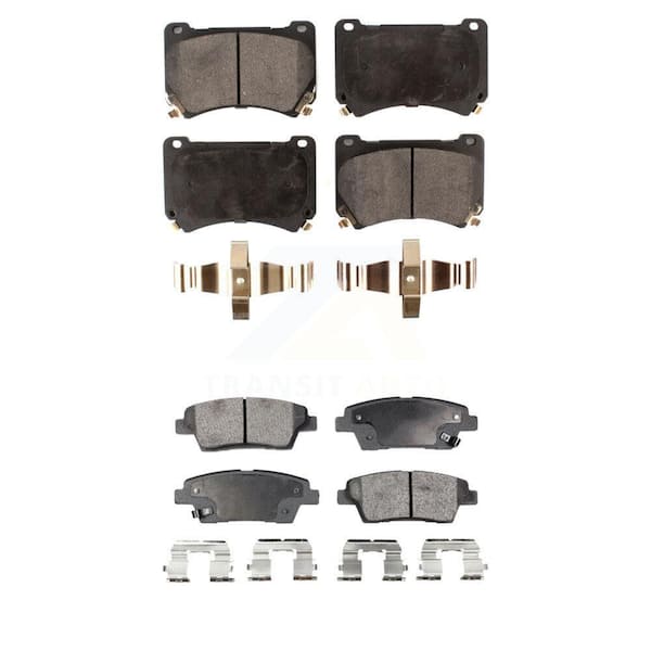TEC Front Rear Ceramic Brake Pads Kit For Hyundai Genesis KTC-100175