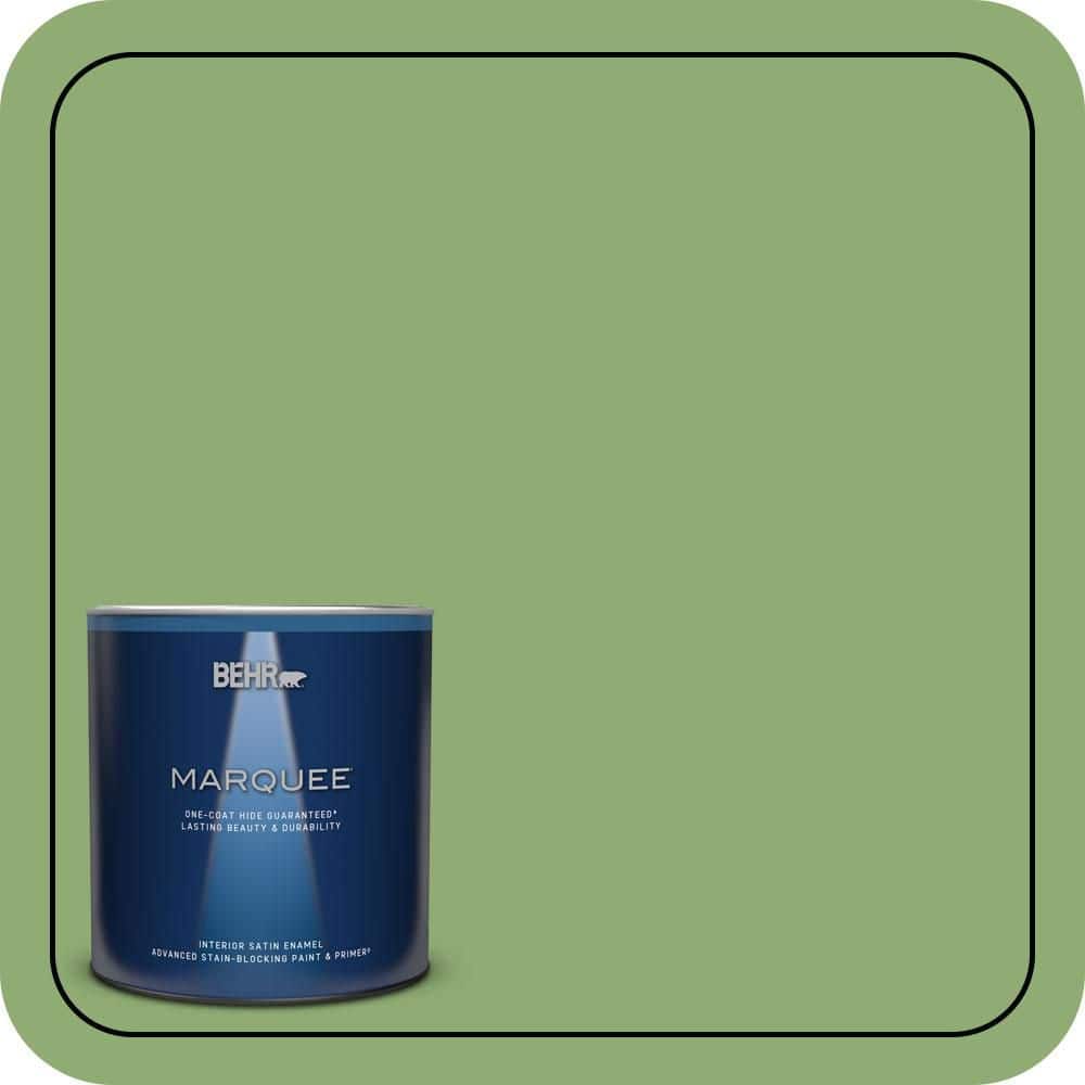 1 qt. #430D-5 Geranium Leaf Satin Enamel Interior Paint & Primer price history on PriceWatchPro