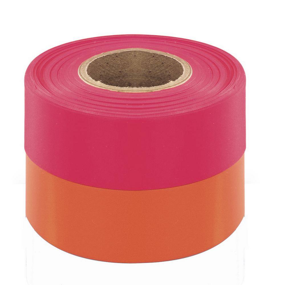 1-3/16 in. x 150 ft. Fluorescent Pink Flagging Tape (12-pack) price history on PriceWatchPro