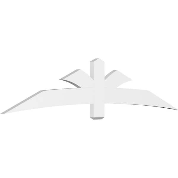 Ekena Millwork Davenport 96 in. W x 20 in. H x 2 in. D Signature Polyurethane Bracket