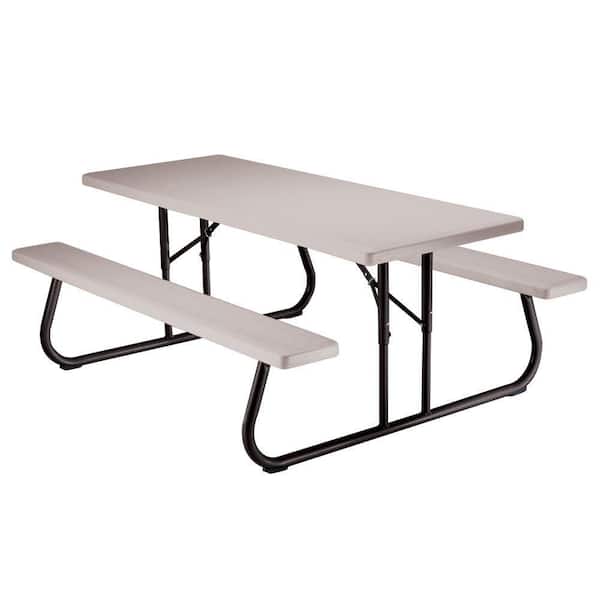 Lifetime 6 ft. Putty Folding Picnic Table