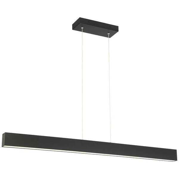 Access Lighting Integrated LED Matte Black Pendant