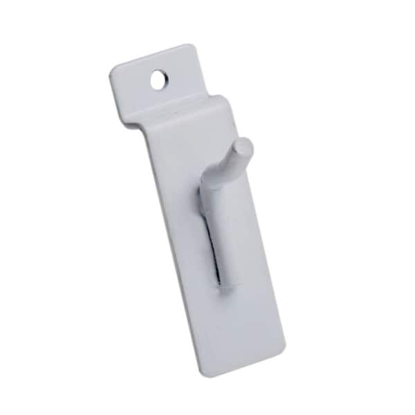 Unbranded 1 in. White Slatwall Hook