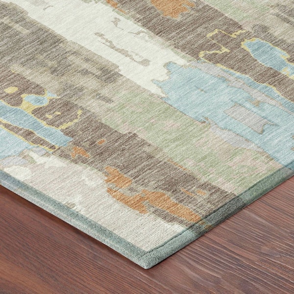 Chantille Machine Washable Indoor/Outdoor Abstract ACN2697 Ivory 3 ft. x 4 ft. Area Rug
