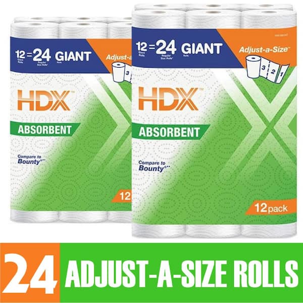 HDX Select-A-Size Paper Towels (24-Roll)