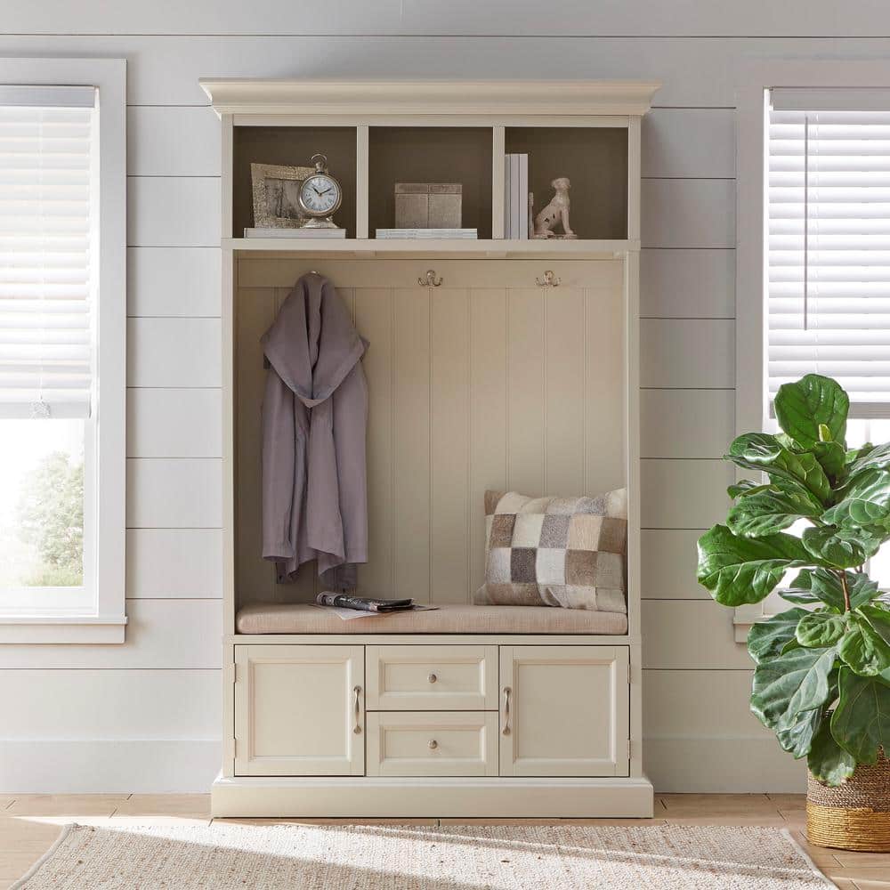 Home Decorators Collection Royce Polar OffWhite 49 in. Hall Tree