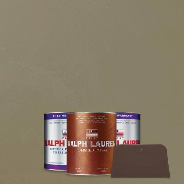 Ralph Lauren 1 qt. New Verdigris Pewter Polished Patina Interior Specialty Paint Kit