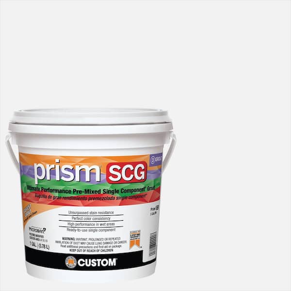 Custom Building Products Prism SCG #641 Cool White 1 Gal. Ultimate Performance Pre-Mixed Single Component Grout