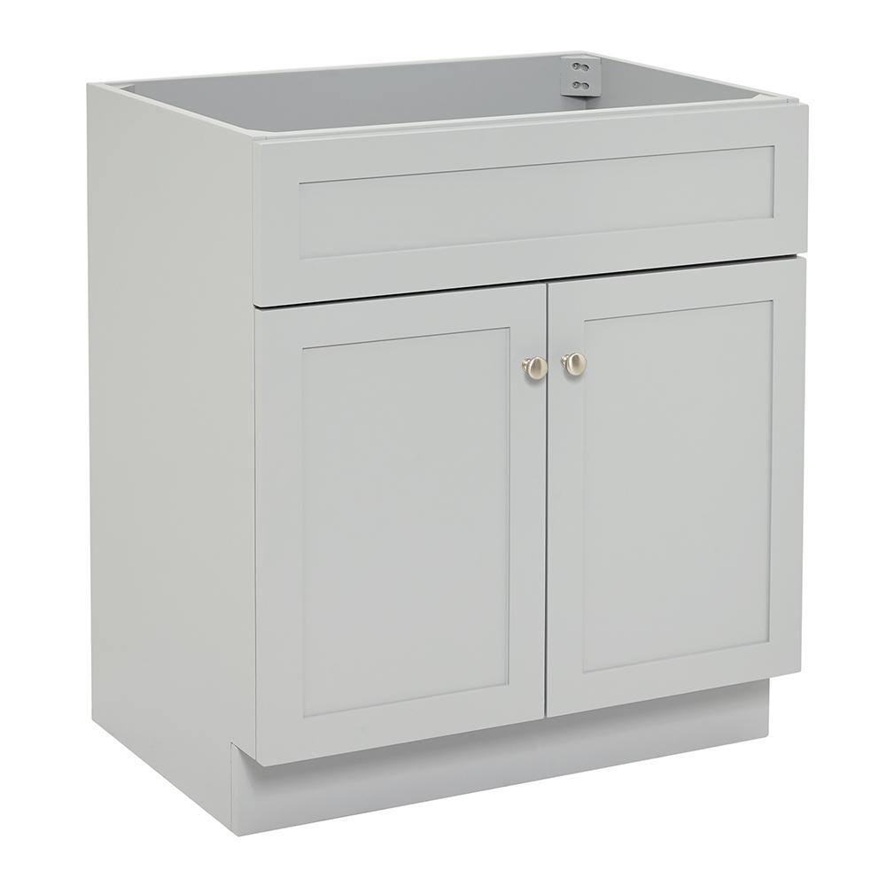 Hamlet 30" Gray Solid Wood Single Vanity Cabinet