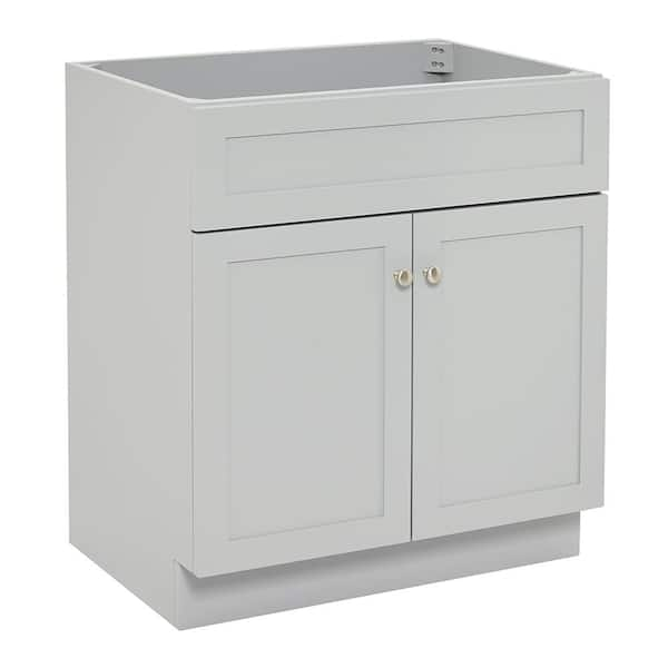 Hamlet 30 in. W x 21.5 in. D x 34.5 in. H . Bath Vanity Cabinet without Top in Grey