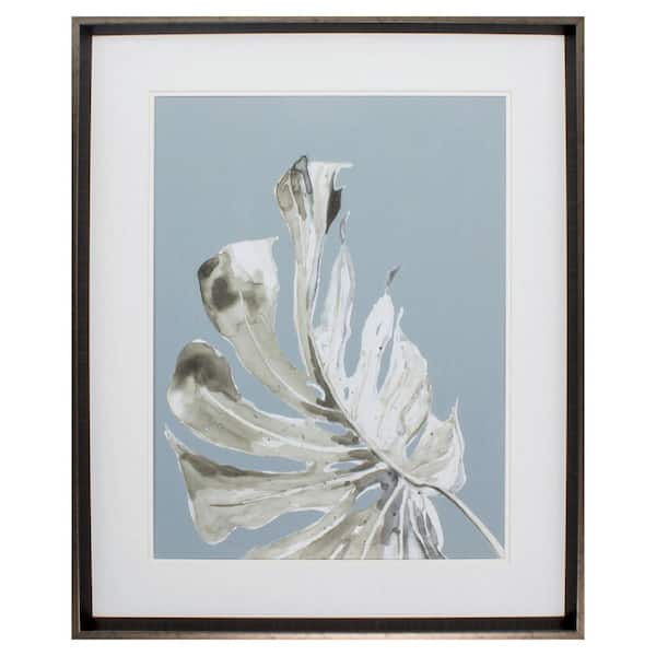 HomeRoots Victoria 26 in. x 32 in. Brushed Silver Gallery Frame