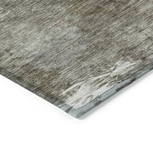Chantille ACN597 Taupe 5 ft. x 7 ft. 6 in. Machine Washable Indoor/Outdoor Geometric Area Rug