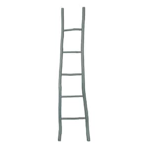 Grey Decorative Wood Ladder