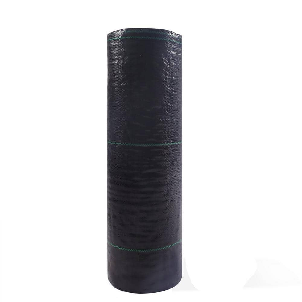 1.4 ft. x 200 ft. Landscape Fabric 3.2 oz. Woven Weed Barrier Soil Erosion 