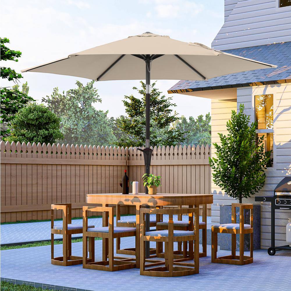 JOYESERY 7.5 ft. Outdoor Umbrellas Patio Market Table Outside Umbrellas ...