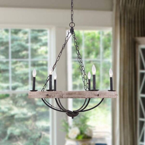 rustic chic chandelier