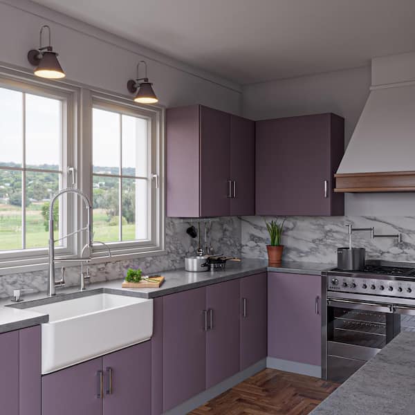 ALFI BRAND Smooth Farmhouse Apron Fireclay 33 in. Single Basin