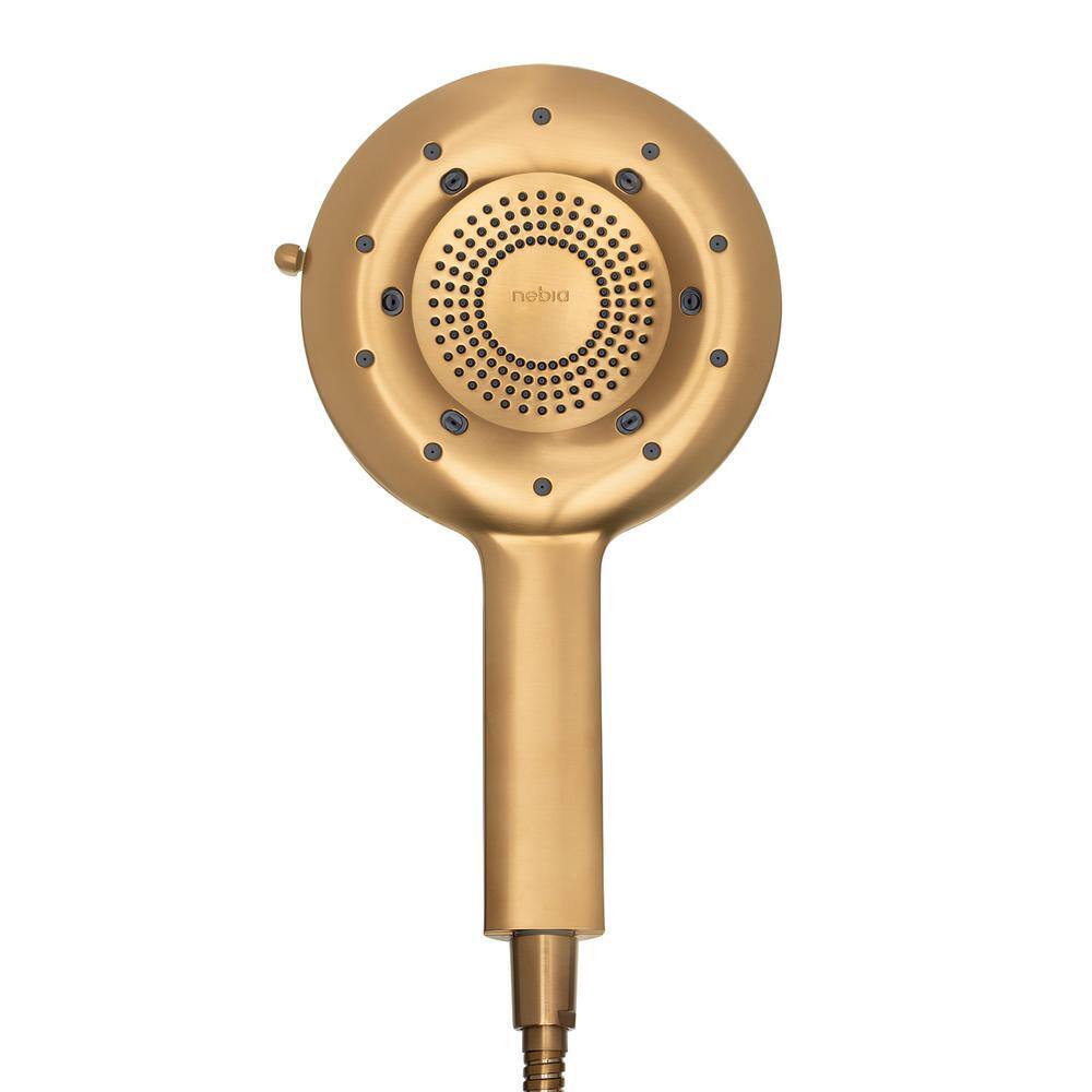 Brondell Nebia Corre 4Spray Patterns with 1.5 GPM 6.5 in. Wall Mount Fixed and Handheld Shower