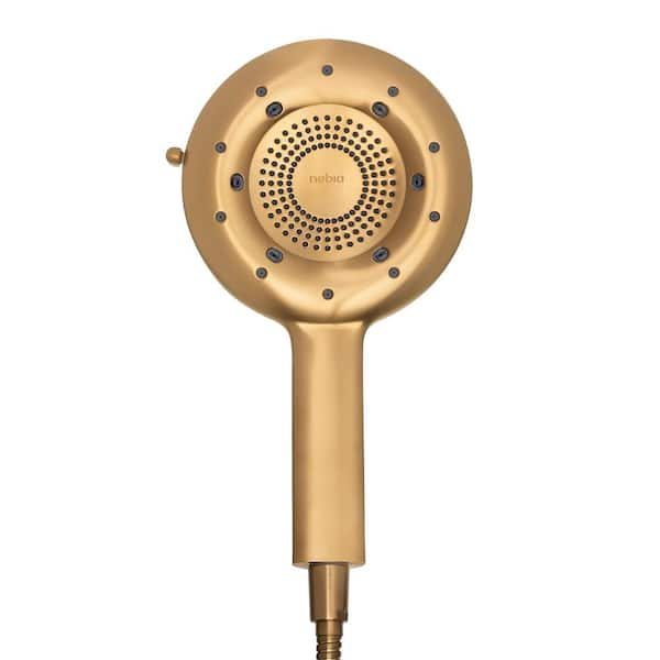 Brondell N400H0BG Nebia Corre Four-Function Hand Shower Finish: Brushed Gold