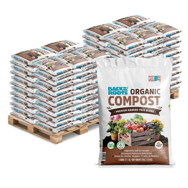 Organic Compost, Bulk Value Soil Amendment Pallet (120 1 cu. ft. Bags)