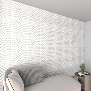 19.7 in. x 19.7 in. Decorative PVC 3D Wall Panels Hypnos Wall Design