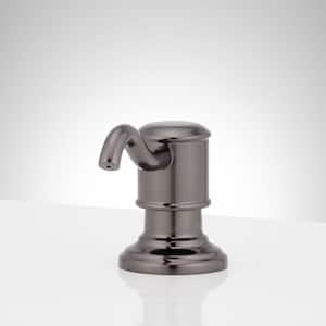 Amberly Sink Mount Soap Dispenser in Gunmetal