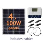 Grape Solar 400-Watt Off-Grid Solar Panel Kit GS-400-KIT - The Home Depot