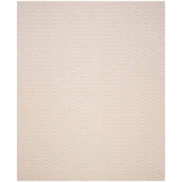 SAFAVIEH Montauk Ivory/Beige 8 ft. x 10 ft. Solid Area Rug